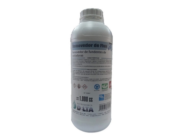 &uu REMOVEDOR FLUX LIQUIDO BOTELLA 1 LTS DELTA